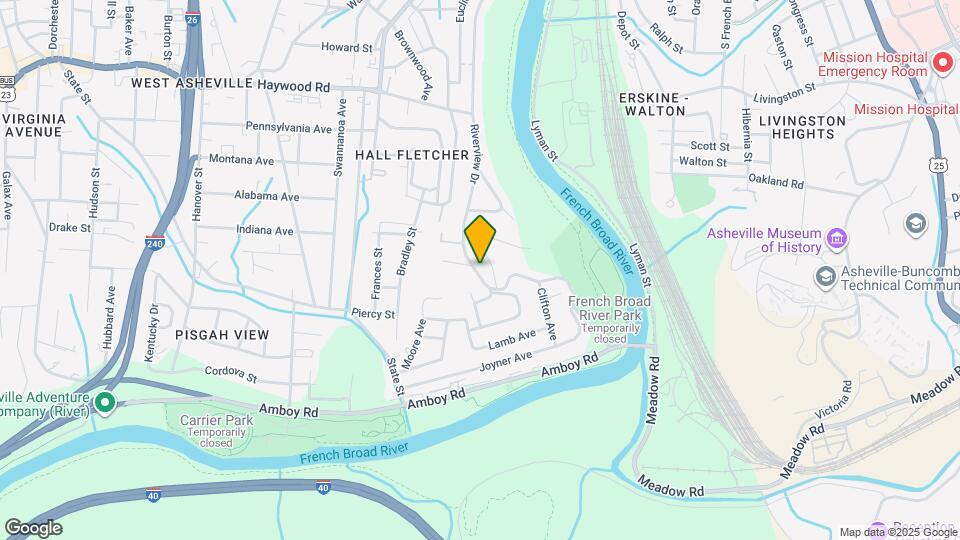 404 Riverview Dr Map and Location Details