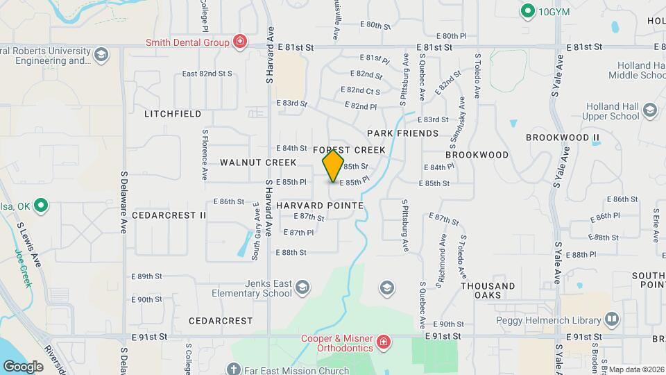 3702 E 85th Pl Map and Location Details