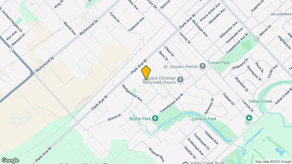 86 Blythewood Crescent Map and Location Details