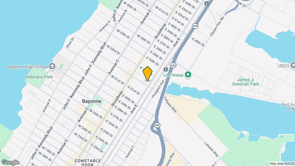 481 Avenue E, Unit 3 Map and Location Details