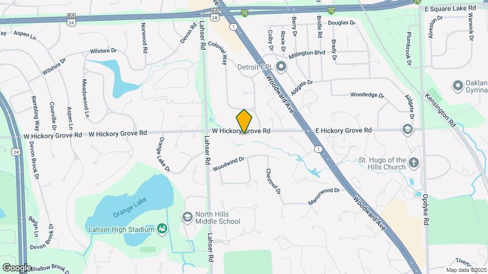 135 W Hickory Grove Rd Mapa y Detalles de la Ubicación