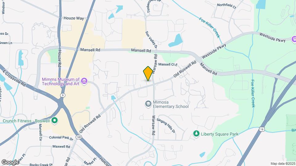 1096-1102 Old Roswell Rd Map and Location Details