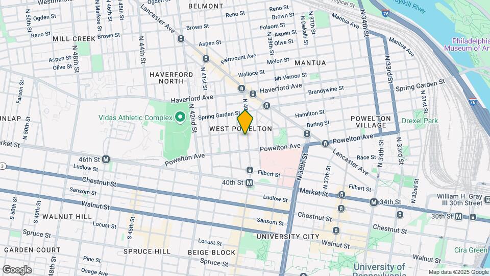 320 N 40th St Map and Location Details