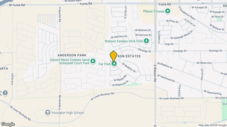 2223 S Hughes Dr Map and Location Details