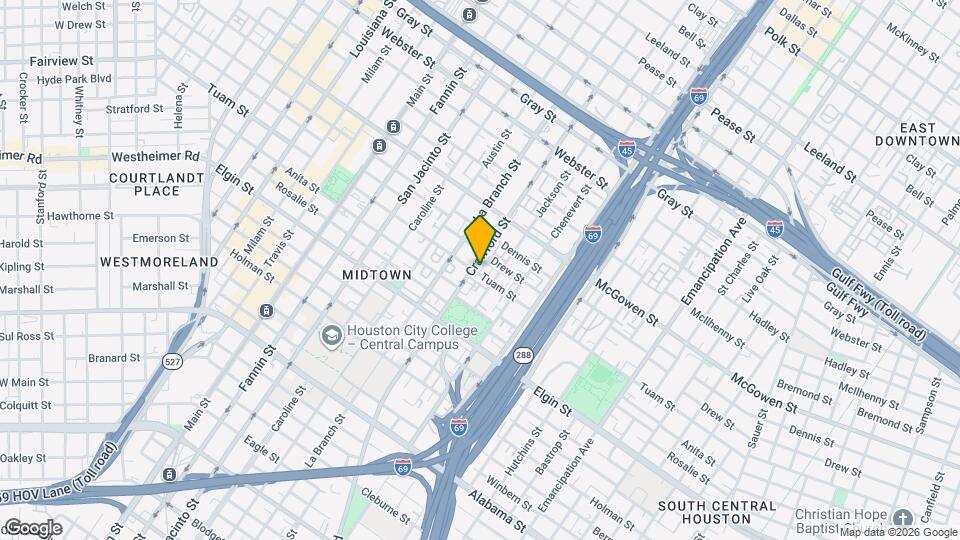 2819 Crawford St Map and Location Details