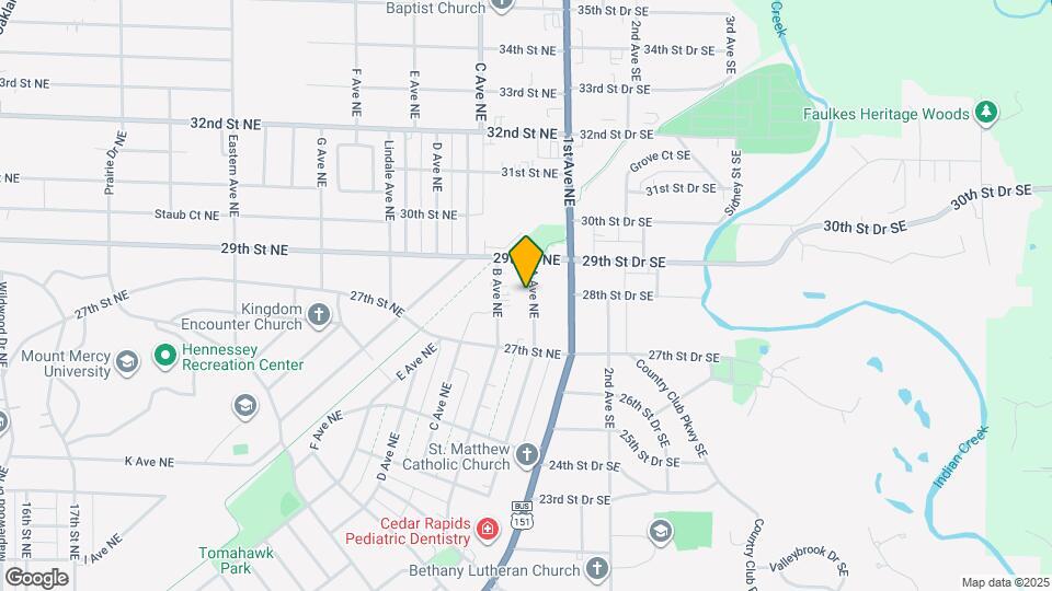 2754 A Ave NE Map and Location Details