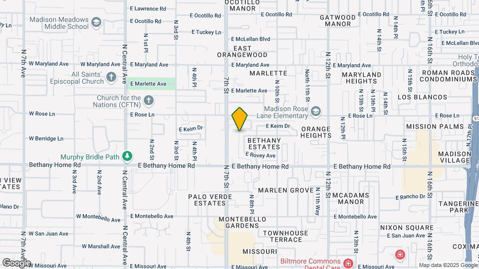6124 N 8th St Map and Location Details