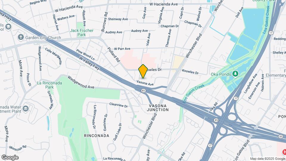 641-643 Vasona Ave Mapa y Detalles de la Ubicación