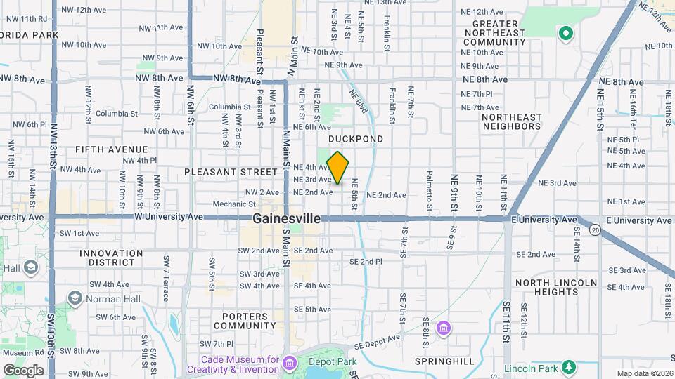 312 NE 2nd Ave Map and Location Details