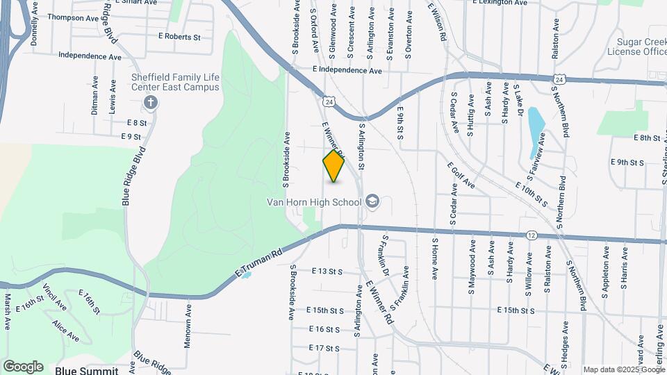1019 1/2 S Glenwood Ave Map and Location Details