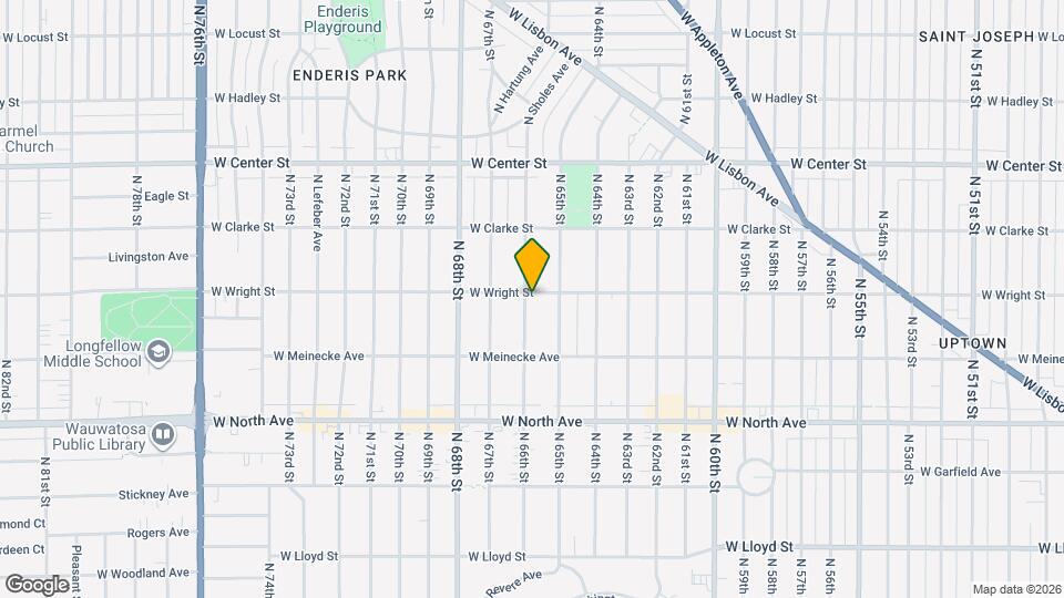 2476 N 66th St Map and Location Details