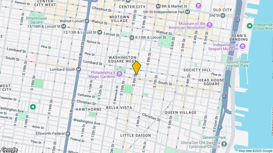 521 S 9th St Map and Location Details