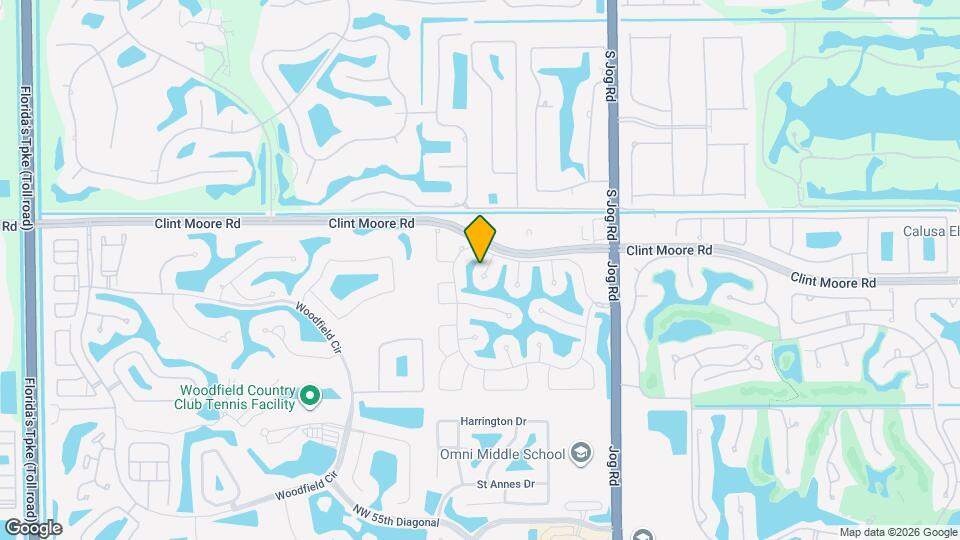 6485 NW 32nd Way Map and Location Details