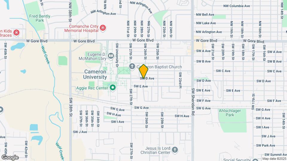 2602 SW D Ave, Unit Apt C Map and Location Details