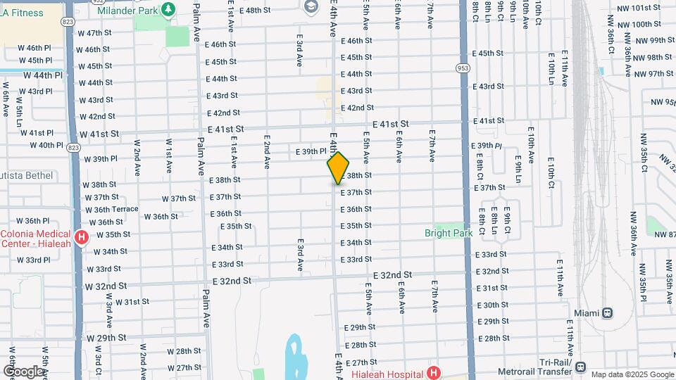 3737 E 4th Ave Map and Location Details