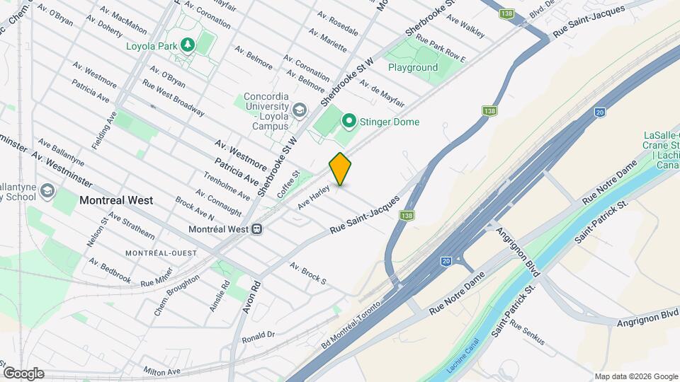 2080 West Broadway Rue Map and Location Details