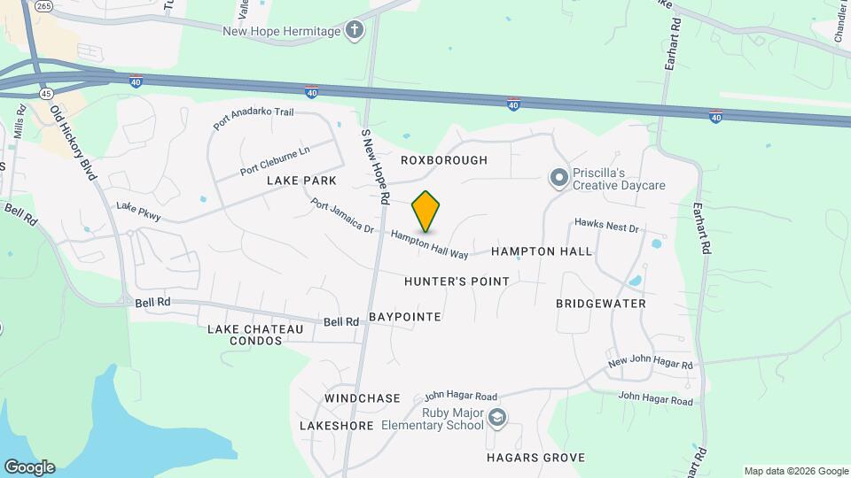 6132 Hampton Hall Way Mapa y Detalles de la Ubicación