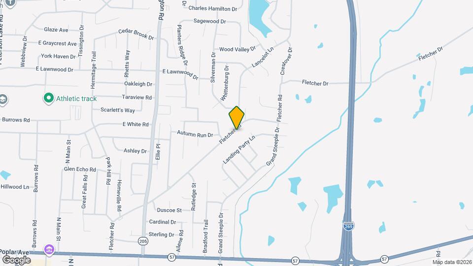 641 Fletcher Rd Map and Location Details