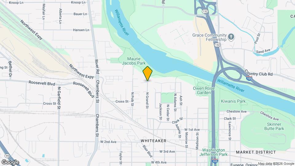 246 N Grand St Map and Location Details