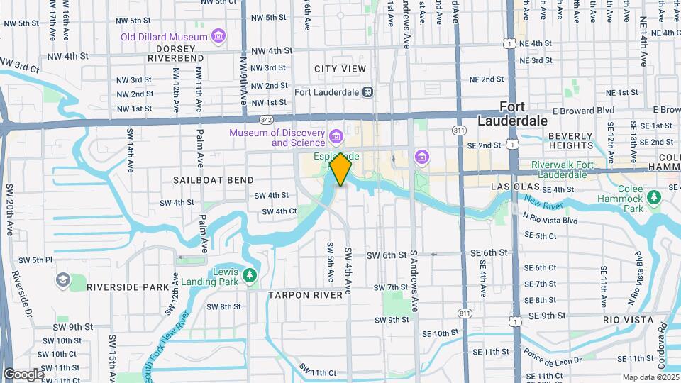401 SW 4th Ave Map and Location Details