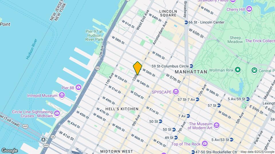 820 Tenth Ave Map and Location Details