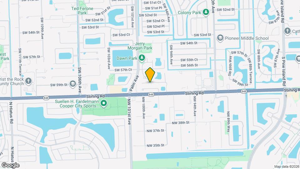 9900 SW 59th Ct Map and Location Details