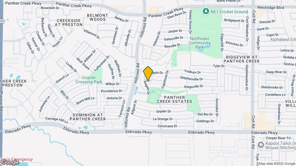 12344 Angelo Dr Map and Location Details
