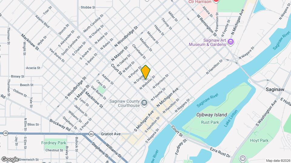 203 N Webster St Map and Location Details