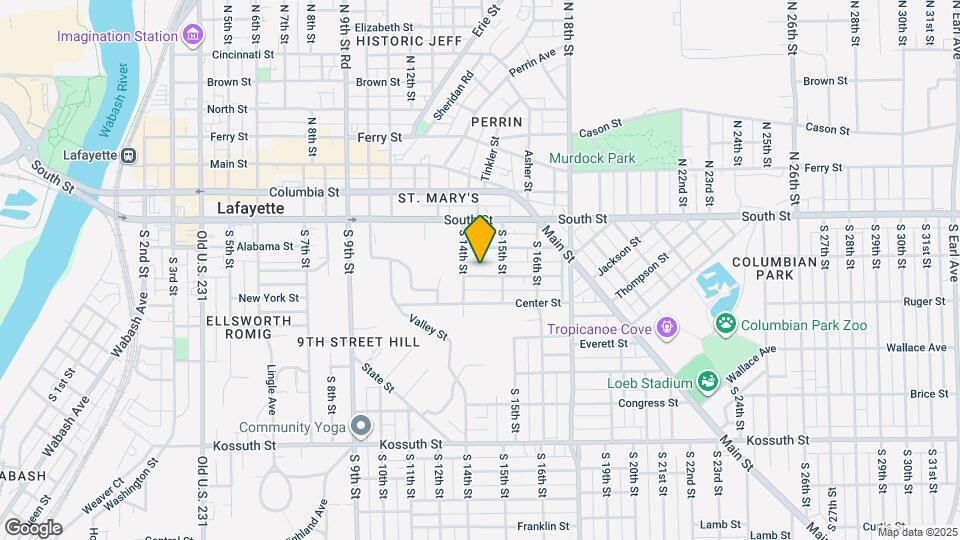 1416 Grove St Mapa y Detalles de la Ubicación