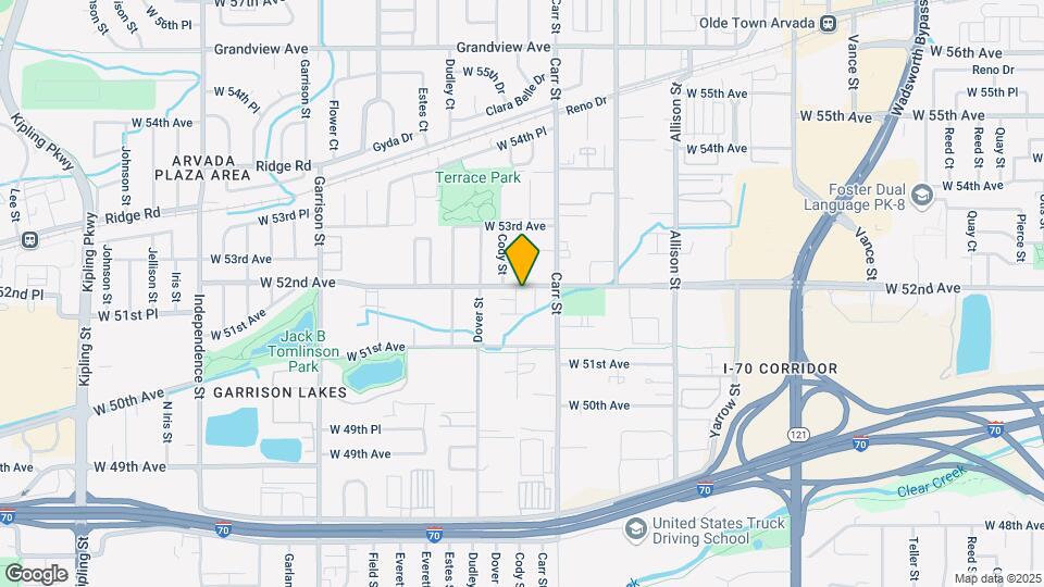 8520 W 52nd Ave Mapa y Detalles de la Ubicación