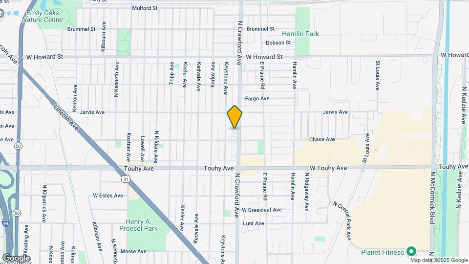 7314 N Crawford Ave, Unit 3 Mapa y Detalles de la Ubicación