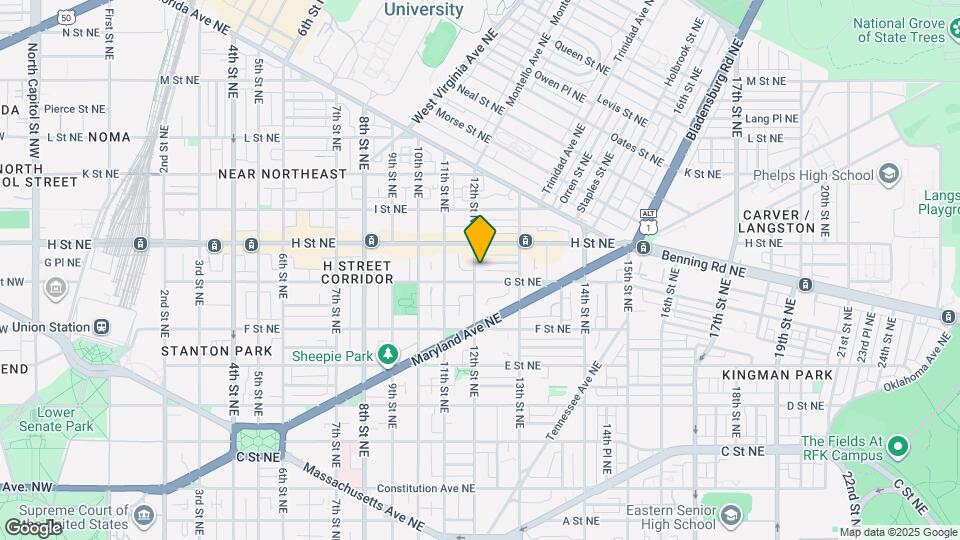 707 12th St NE Map and Location Details