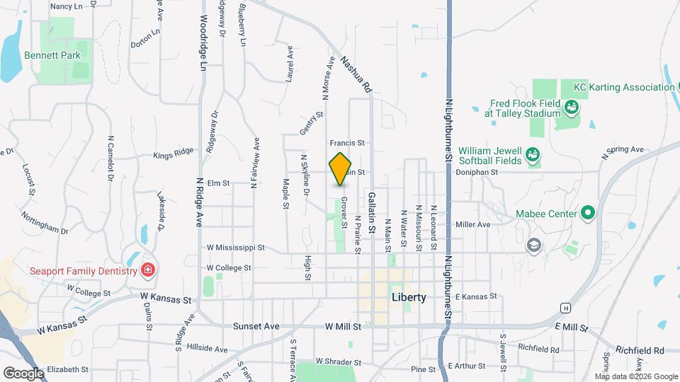 436 Grover St Map and Location Details