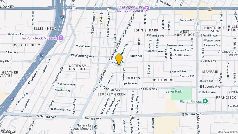 1711 Santa Paula Dr Map and Location Details