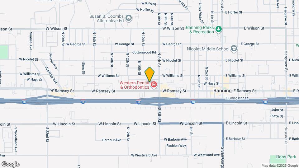 932 W Hays St Map and Location Details