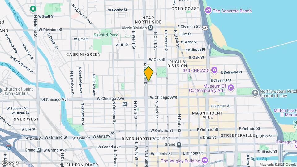 128 W Chestnut St Map and Location Details
