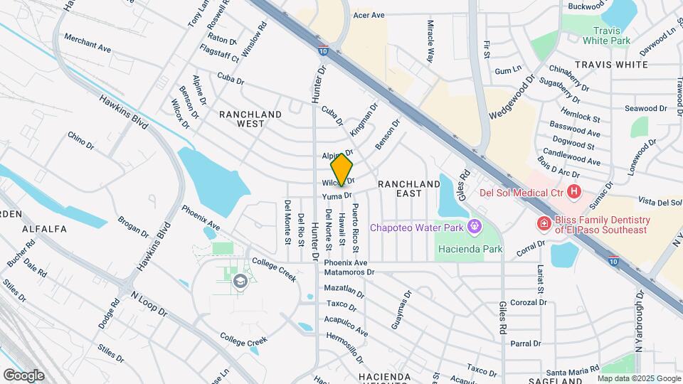 7515 Yuma Dr Map and Location Details