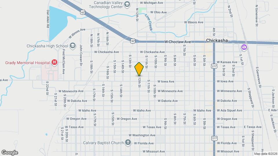 1202 W Iowa Ave Map and Location Details