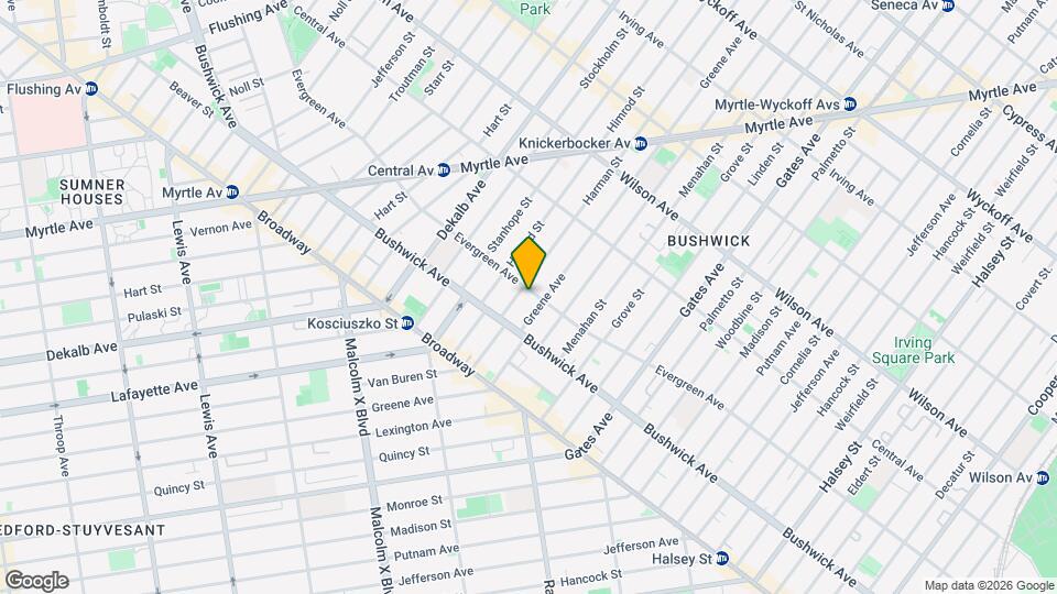 364 Evergreen Ave, Unit #1 Mapa y Detalles de la Ubicación