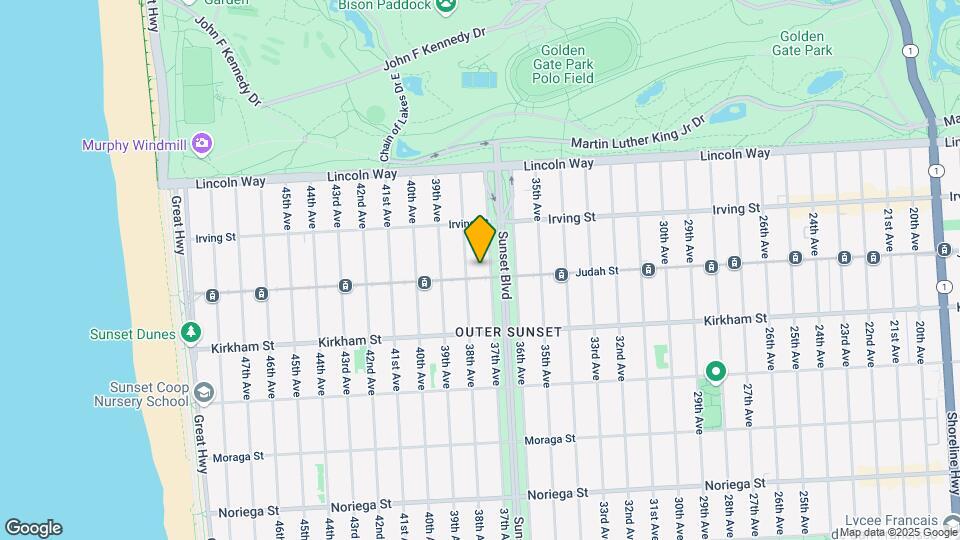 3224 Judah St Mapa y Detalles de la Ubicación