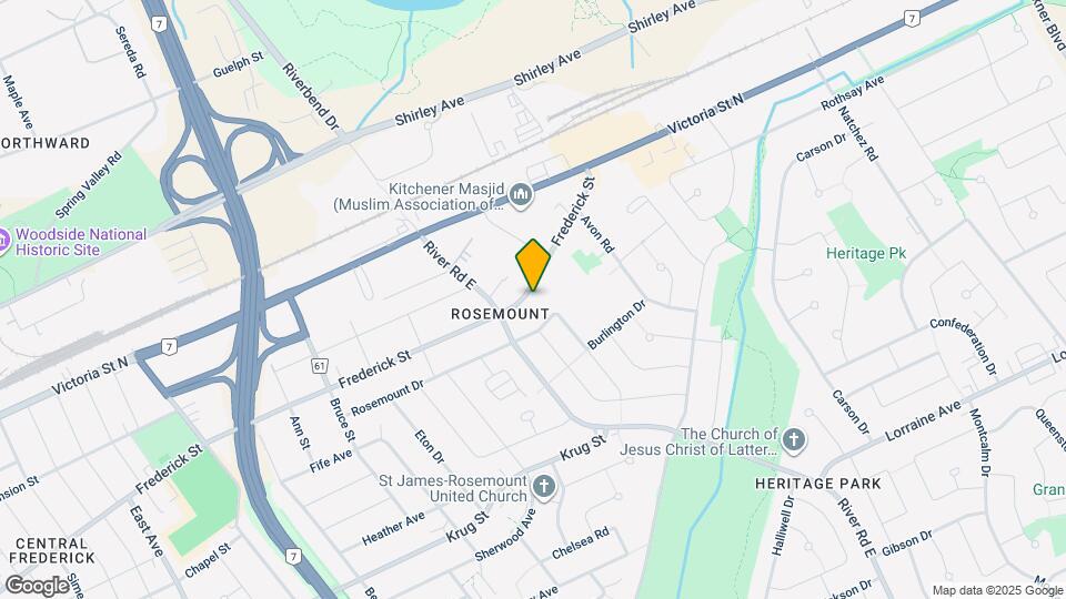 775 Frederick St Map and Location Details