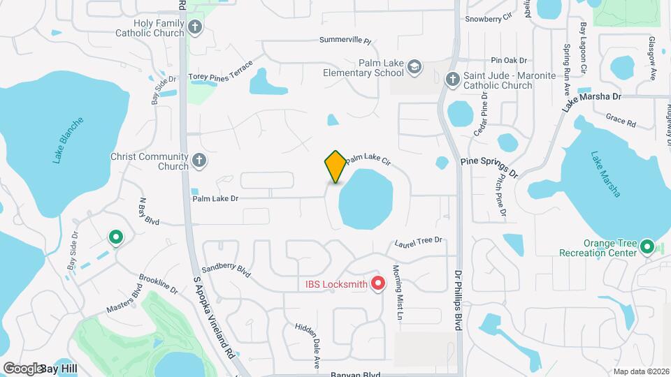 5554 Palm Lake Cir Map and Location Details