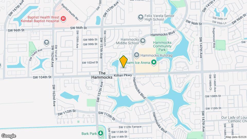 10360 SW 154th Pl Map and Location Details