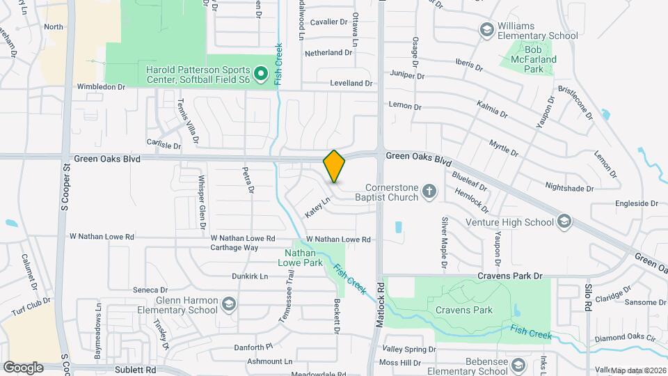 805 Greenridge Dr Map and Location Details