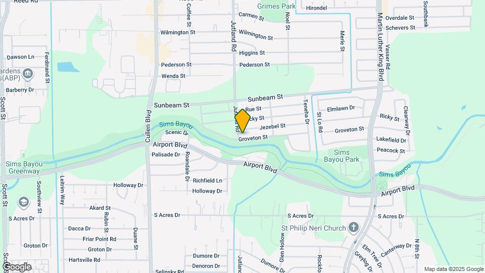 5107 Groveton St Map and Location Details