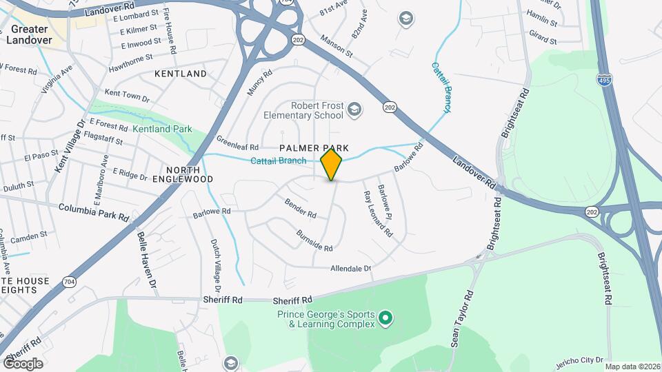 2016 Palmer Park Rd Mapa y Detalles de la Ubicación