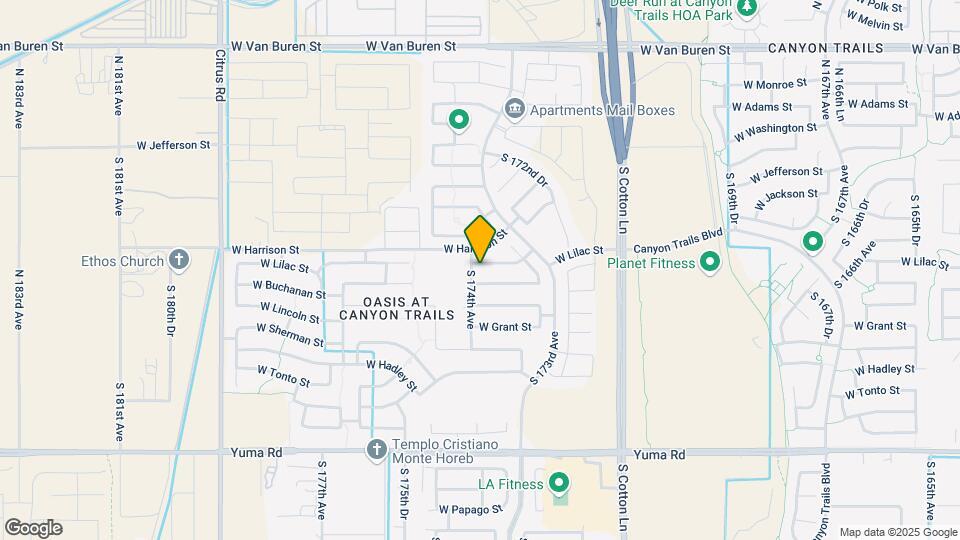 17385 W Lilac St Mapa y Detalles de la Ubicación