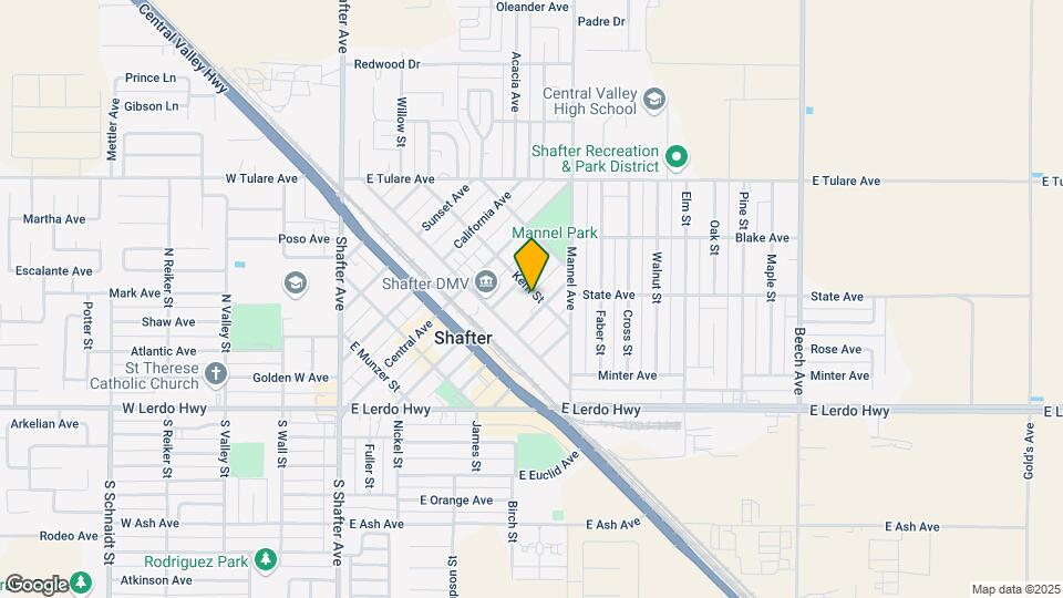 Shafter Village Map and Location Details