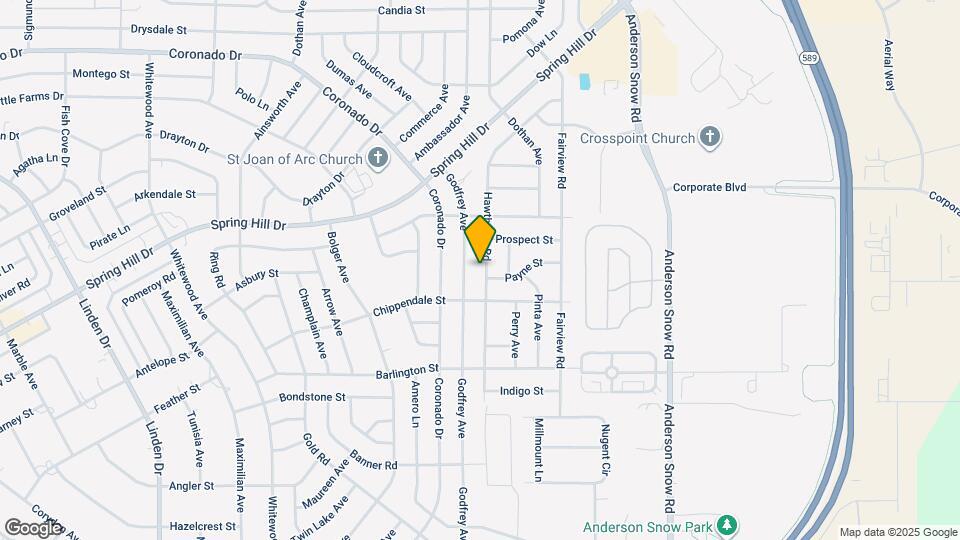 2297 Hawthorne Rd Map and Location Details