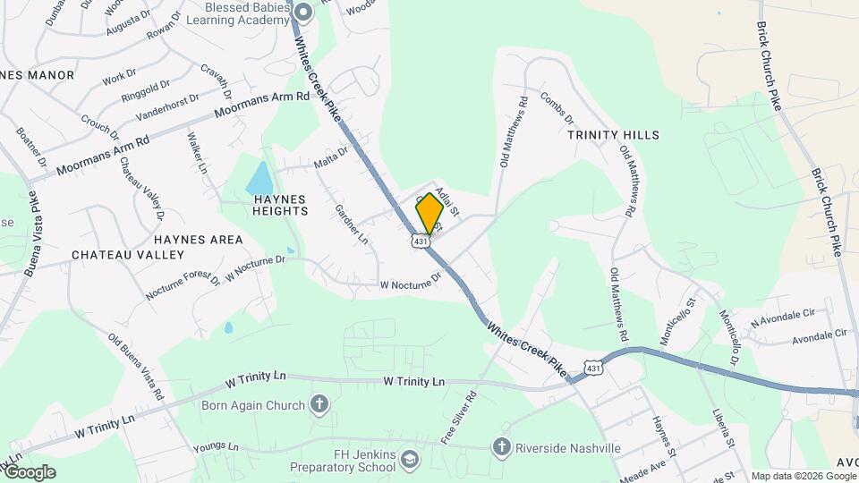 2413 Whites Creek Pike Map and Location Details